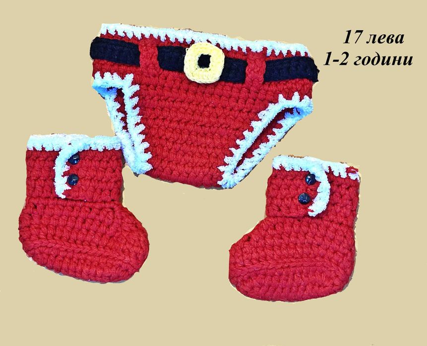 Детски коледни костюми 0-6 м, 6-9м, 1-2 г.