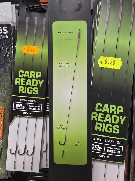 Готов монтаж FOX Carp Ready Wide Gape