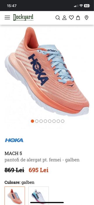 Pantofi alergare Hoka Match 5 marime 40