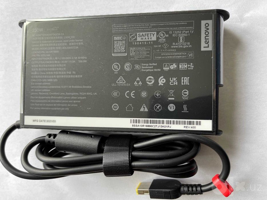 Lenovo 230 watt zaryadnoe ustroystva