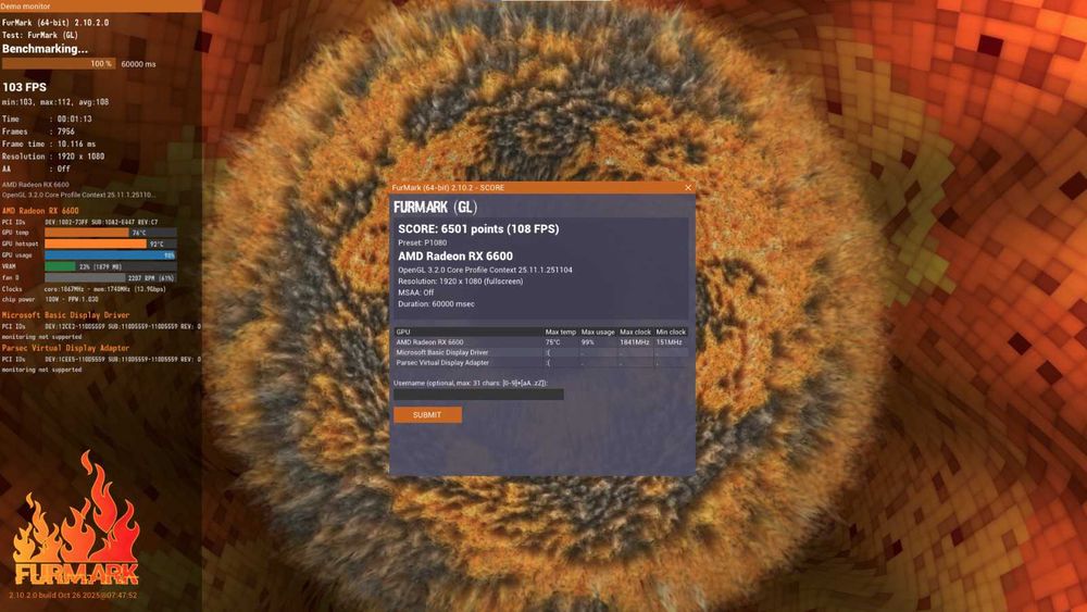 placa video Radeon RX 6600 Sapphire Pulse