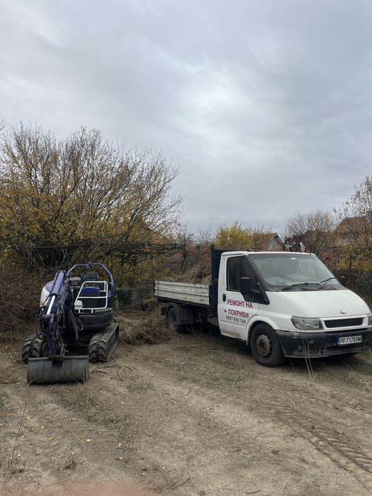 Услуги с мини багер