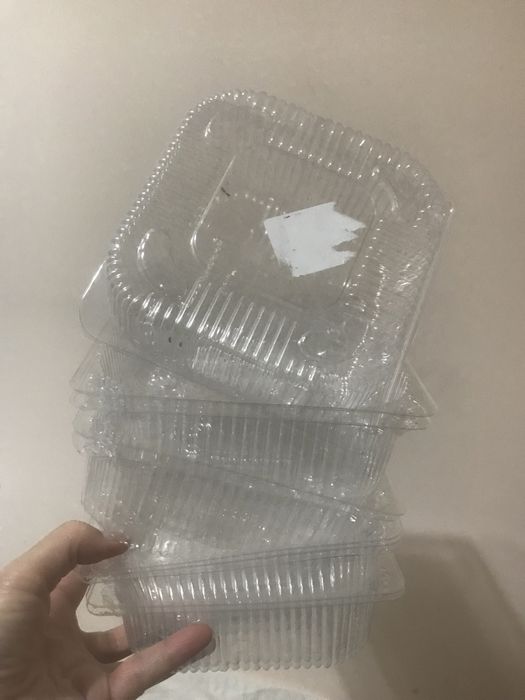 Контейнер прозрачный 14 см на 14 см