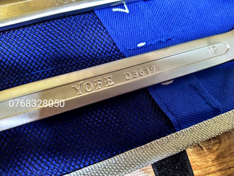 Set 7 Chei Combinate YOFE Profesionale cu Clichet 8-19mm