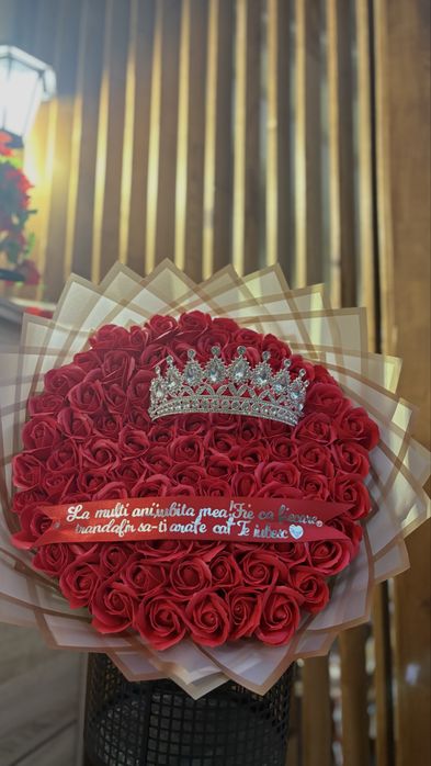 buchet 101 trandafiri