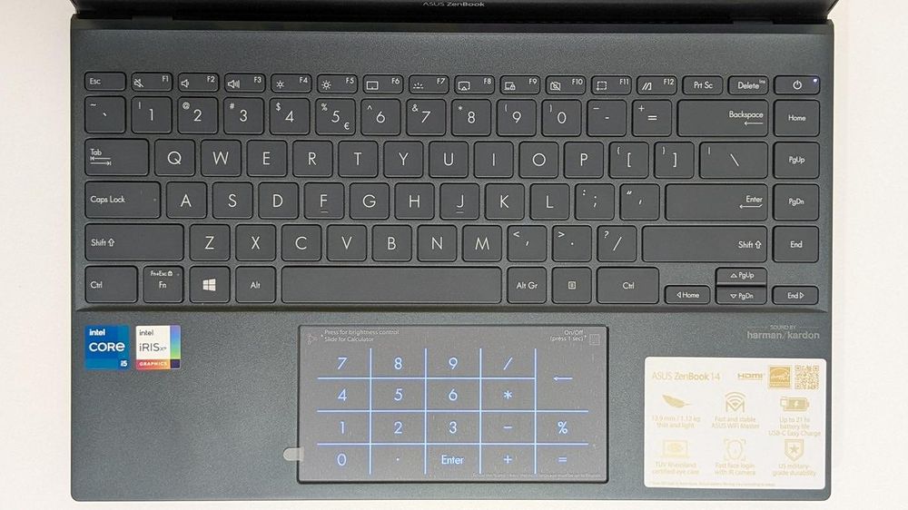 Asus ZenBook 14 UX425EA 14" 1920x1080 400 nits i5-1135G7 16GB 1TB SSD