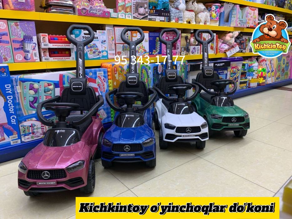 Детский машина Толокар Bolalar mashinasi ruchkali (777) Tolokar