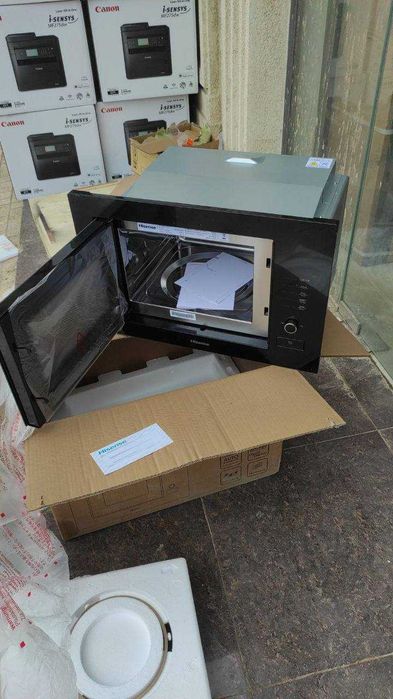 Встраиваемая микроволновая печь Hisense HB25MOBX7 25 л +гриль