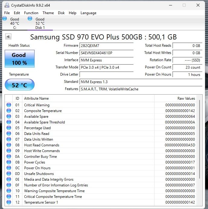 Samsung MZ-V7S500BW 500GB