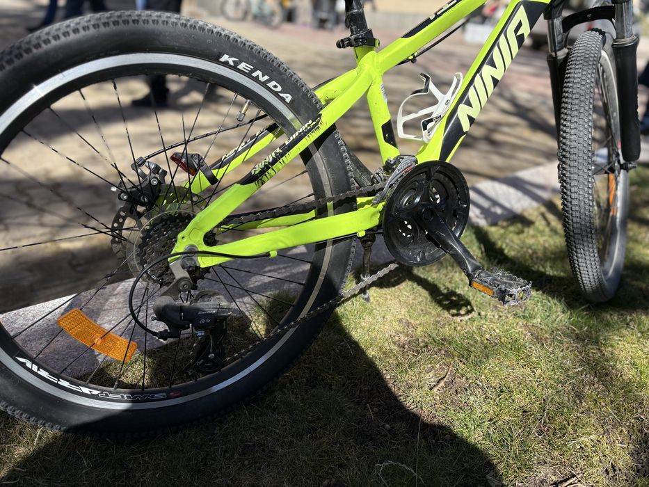 24MTB NINJA – Детски велосипед 24” с 21 скорости и дискови спирачки