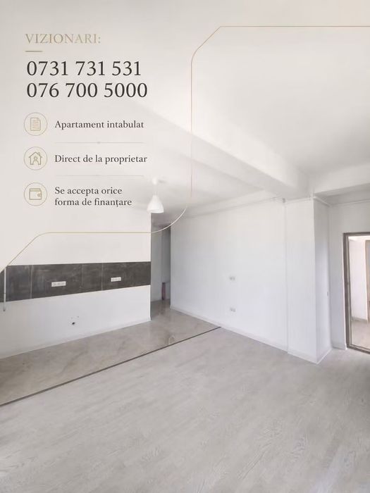 Apartament  3  CAMERE  SUPER  OFERTA -Intabulat-DIRECT PROPRIETAR  Comision 0%-100.000€
