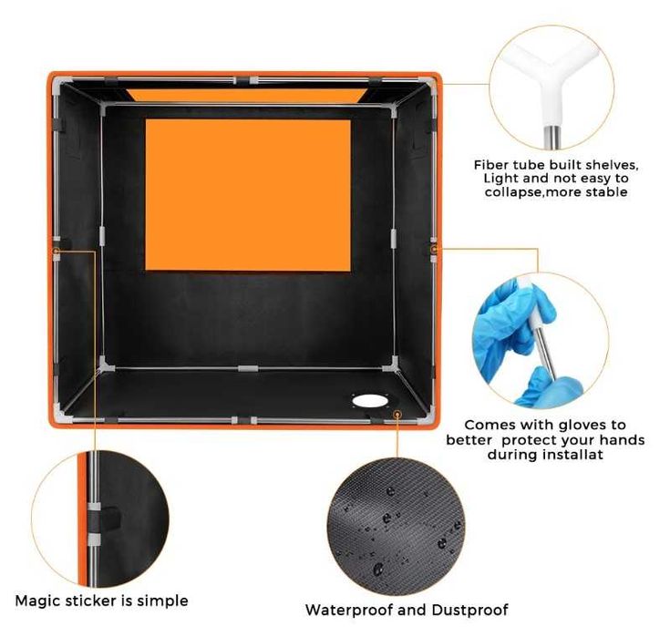 Incinta Rezistanta Foc Evacuare Fum pt Gravator CNC Laser Router 40W80