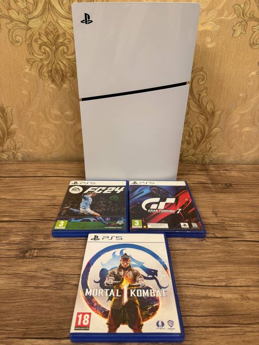 Playstation 5 slim с дисководом 1tb