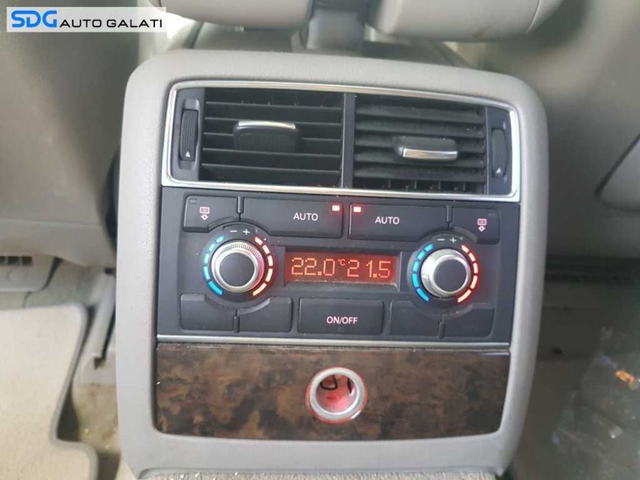 Panou Cotiera Comanda AC Clima Climatronic Spate Pasager cu Grila Grile Ventilatie Aerisire Audi A8 D3 2002 - 2009