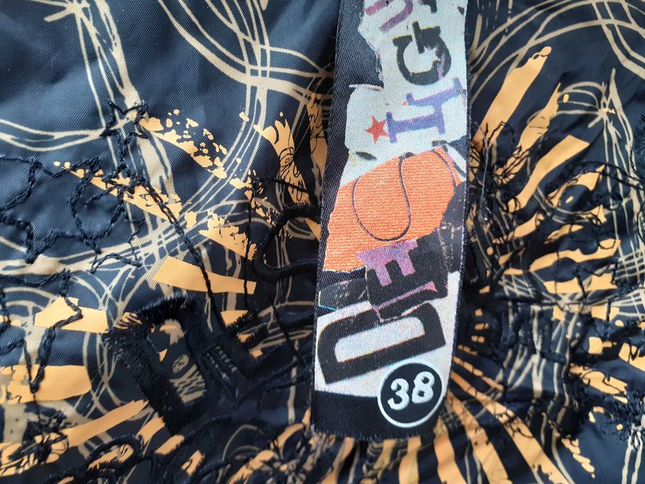 Palton Desigual din lână cu tricot tricotat pentru damă, femei