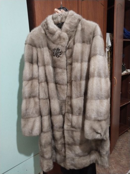 Норковый шуба этикеткасымен