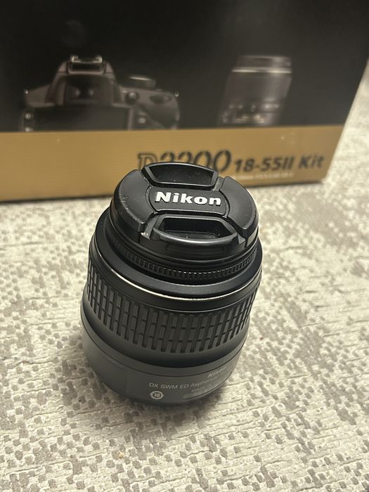 Aparat foto DSLR Nikon D3200, 24.2MP, Black+ Obiectiv 18-55mm ED II
