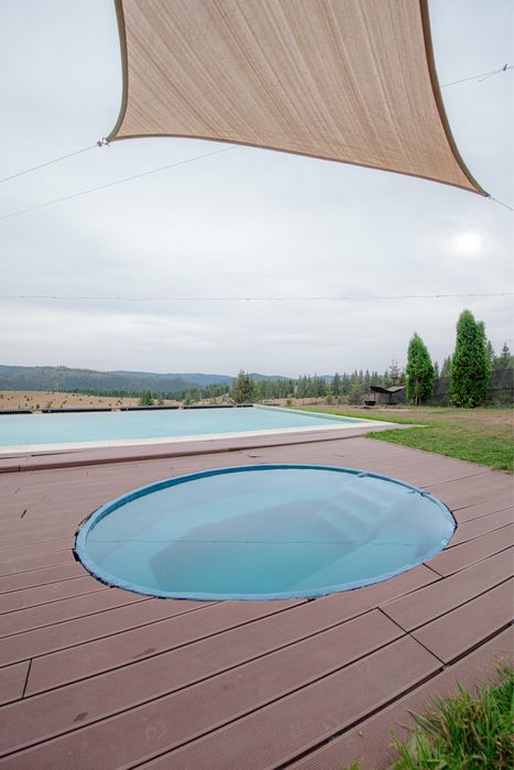 Cabana cu view si piscina infinity, sauna, jacuzzi de inchiriat Cluj