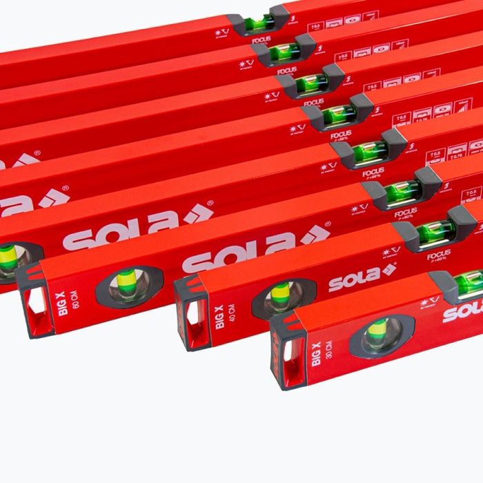 Алуминиев нивелир SOLA BIG X - 60 / 80 / 120 / 150 / 200 мм