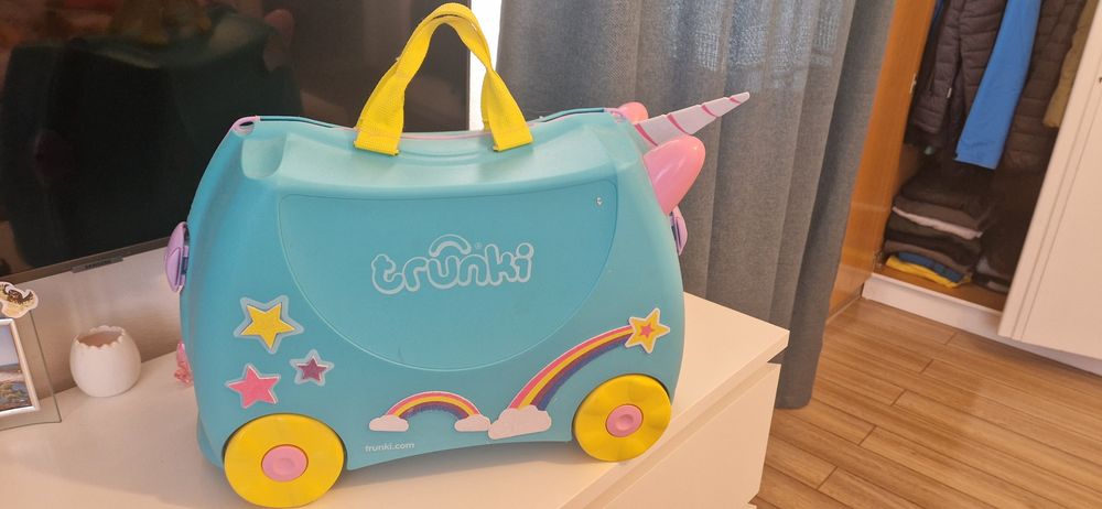 Valiza copii Trunki, Una - Unicornul, (troler)