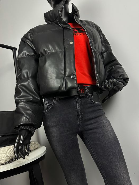 Зимно кожено яке  2 в 1  грейка