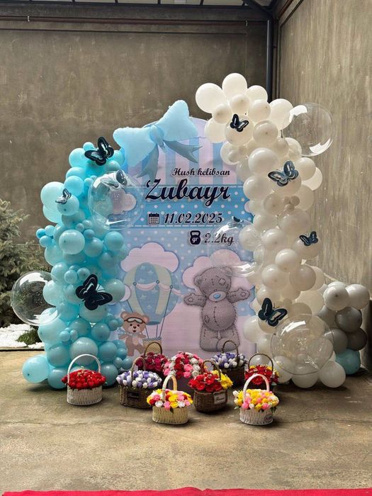 500.000 Sharli oformileniya afarmileniya / оформление шарами