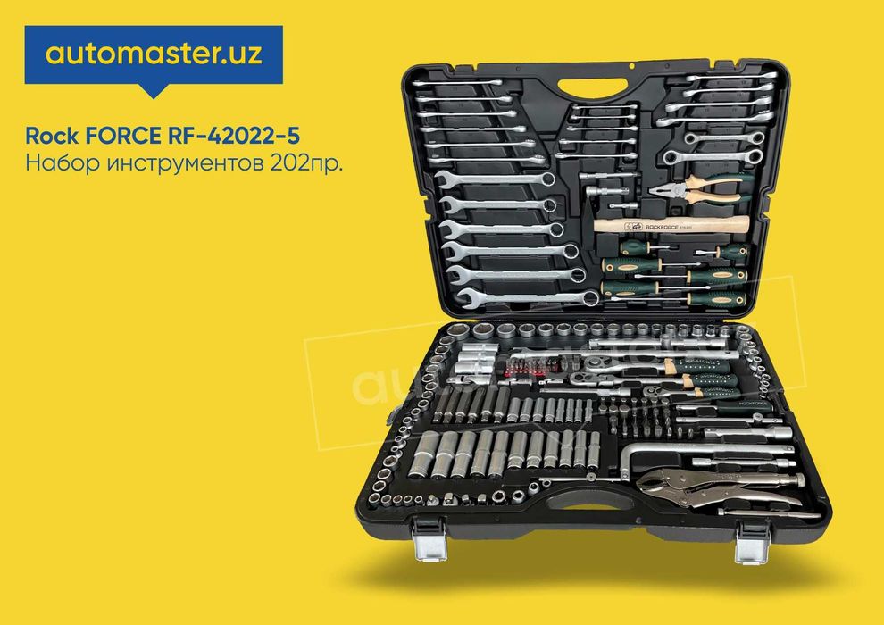 Набор инструментов forsage 42022-5. Набор инструментов рокфорсе218. 202 пр рокфорс. 1/4"&3/8"&1/2" набор инструмента 202пр. Forsage 42022-5.