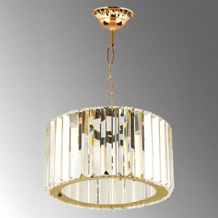 Полилей Crystal– Златист метален дизайн с кристални елементи