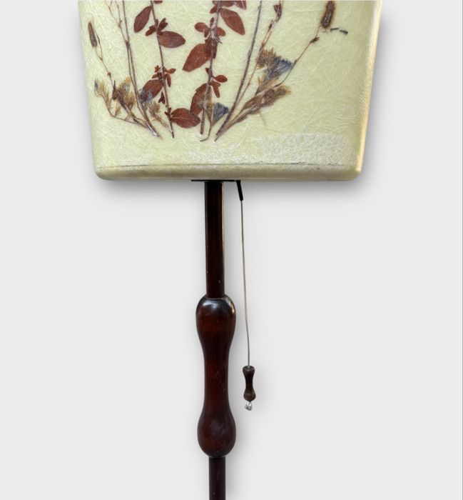 Lampă podea abajur fibra sticla anii ‘50