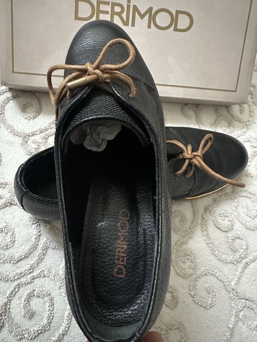 Дамски обувки от естествена кожа DerimoD