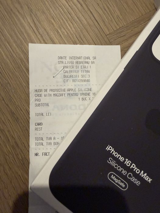 Husa silicon Apple iPhone 16 Pro Max Black