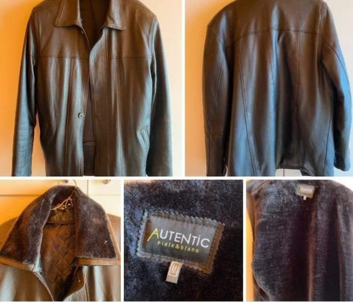 Haina piele barbateasca marime M 550 lei