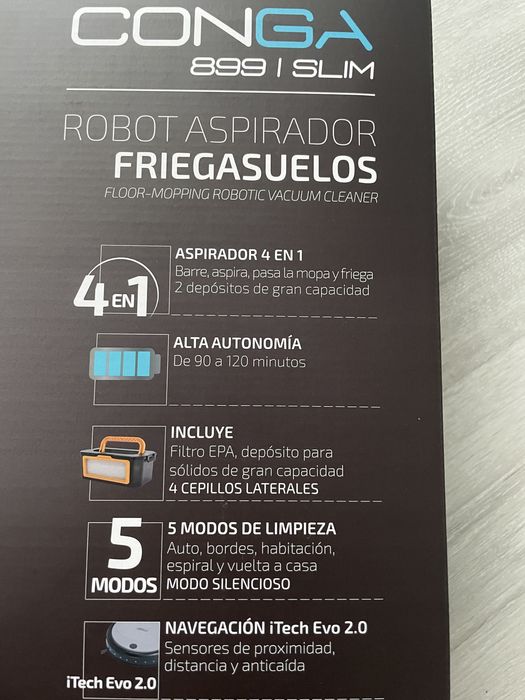 Прахосмукачка робот Conga 899 slim