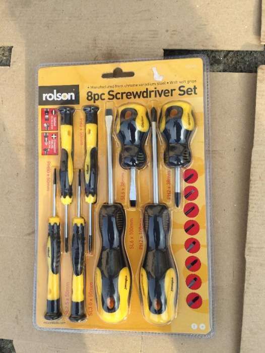 Surubelnite Anglia Rolson 8pcs screwdriver 90590