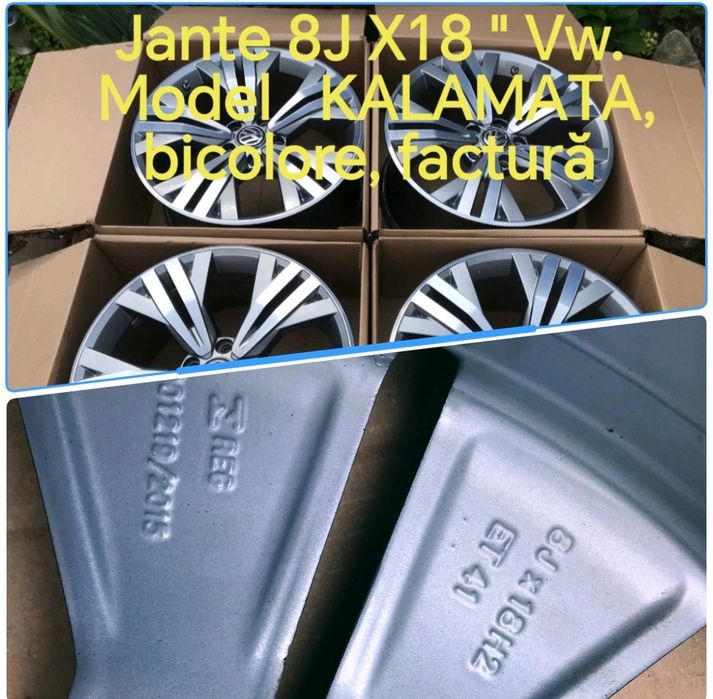 Jante aliaj 18 " OE VW Passat B8, B8. 5, Alltrack, Skoda, Audi, Seat, anvelope  Pirelli 245 45 R18  FACTURA!