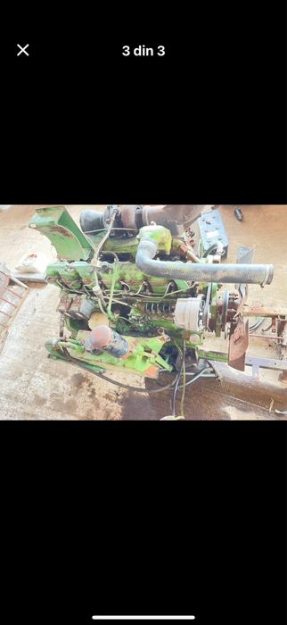 *Motor JOHN DEERE în stare de funcționare*