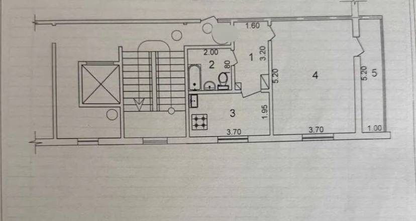 Ойбек ‼️. 1 комнатная 40 м2.  Ор Angels Food