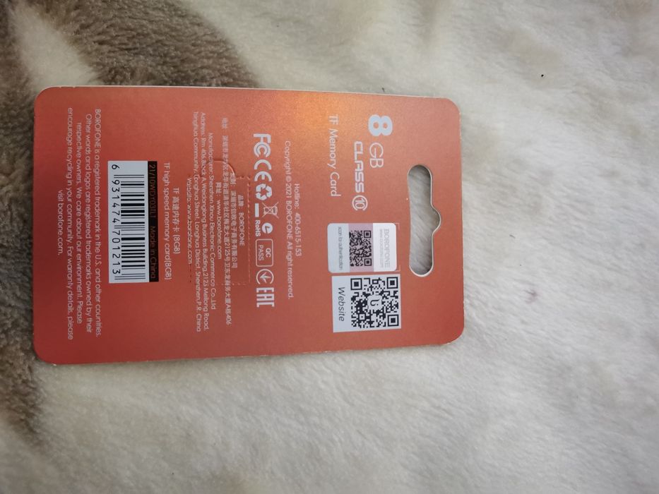 Sd card memory 8gb новая