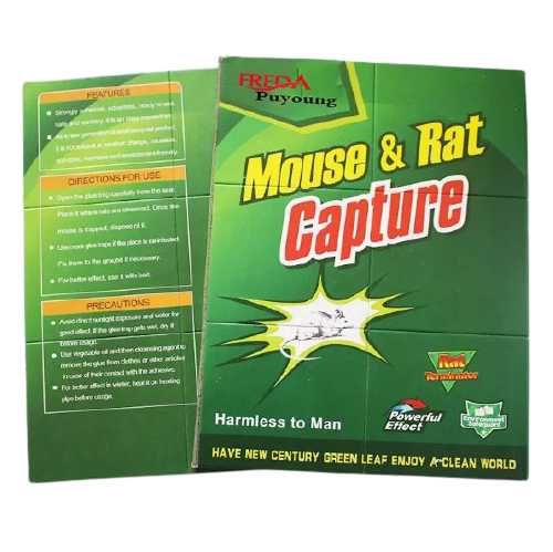 Set 10 x Capcane din carton cu adeziv pentru soareci, tip carte