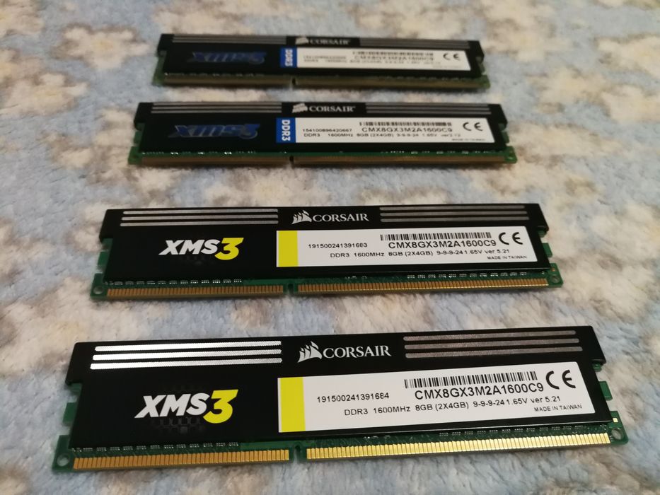 Memorie Corsair, XMS3, 16GB 4X4, DDR III, 1600 MHZ.