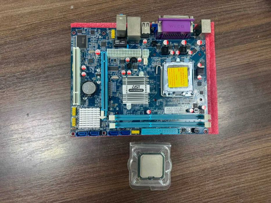 Матплата LGA775, процессор Dual Core E5300, DVD-RW
