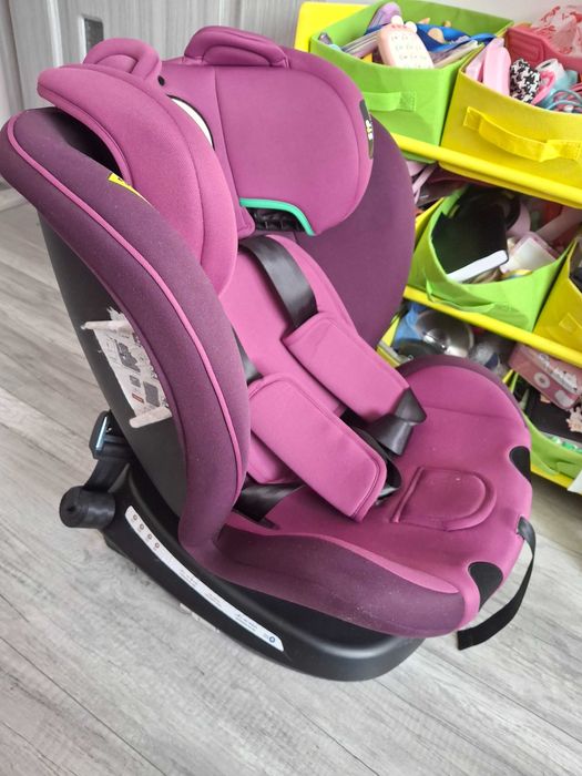 Scaun auto cu isofix, rotativ 360°, poziție somn, de la 0-36 kg