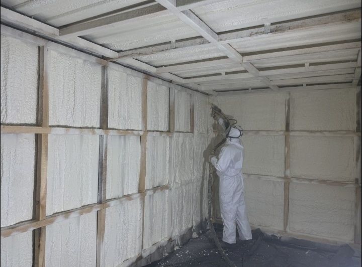 Утепление ППУ и Пеноизол