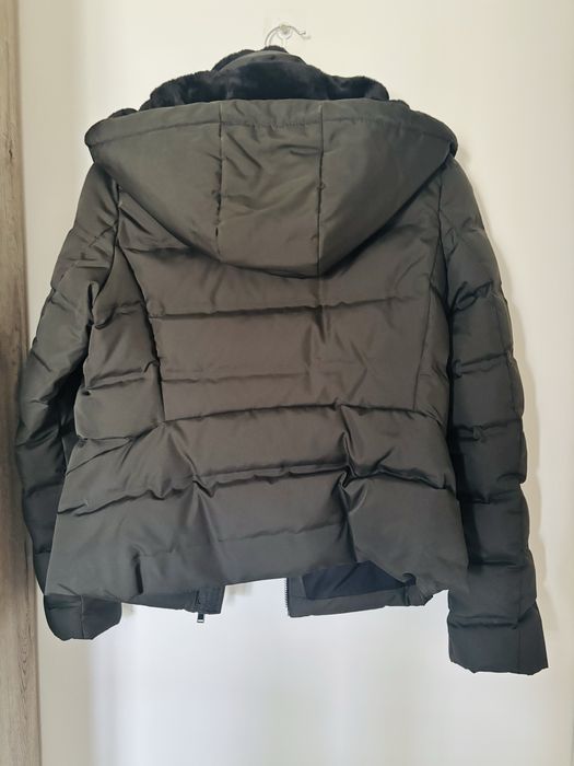 Geacă puf si pene – Verde închis, S/36