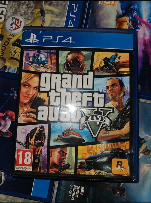 GTA V cu hartă PlayStation 4