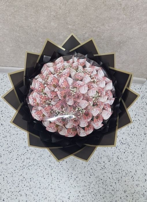 Денежный букет на заказ