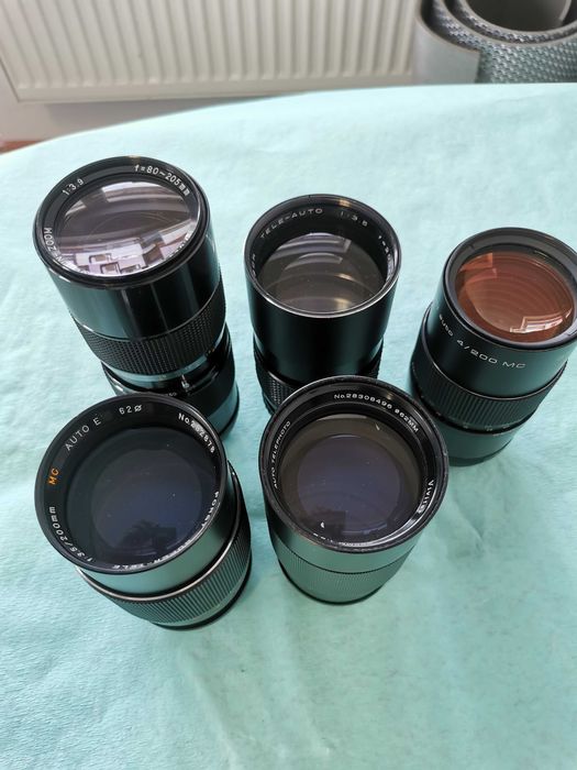 Obiective M42, FD, C/Y, Leica R, Pentacon6, EF