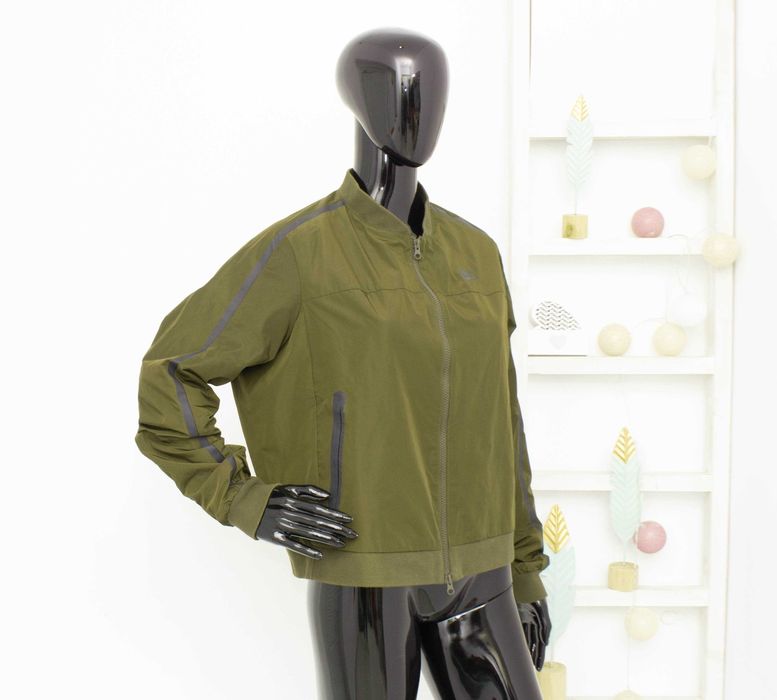 Nike Оригинално дамско яке Bonded Bomber Jacket тъмно зелено М