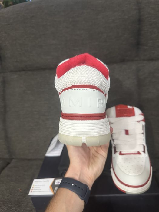 AMIRI MA1 White Red