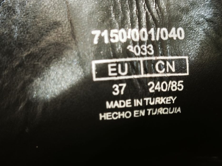 Zara, ботуши естествена кожа, номер 37